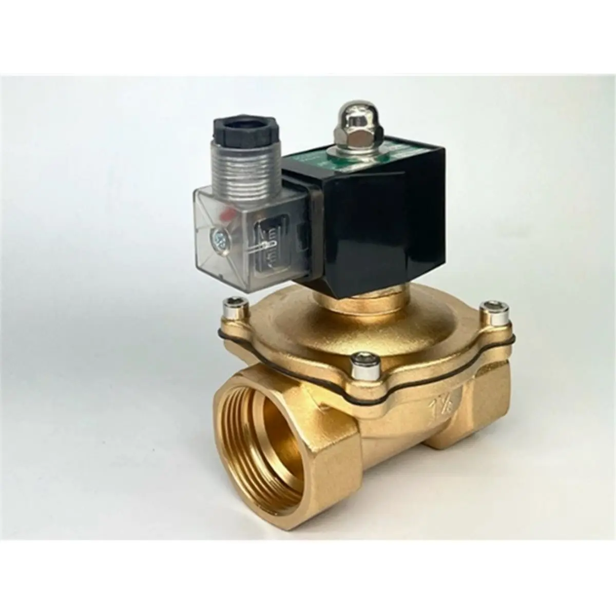 A19F-Messing-Magnetventil 1/2 Zoll IP65 Wasserdicht mit LED-Betriebsanzeige 220V/24V Normalerweise geschlossen – Detail 7