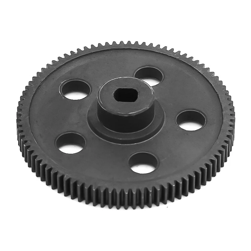 Metal Spur Gear 87T for HSP RGT E86100 Upgrade Parts 180024 RC 1/10 Rock Crawler 94180 86100,Black