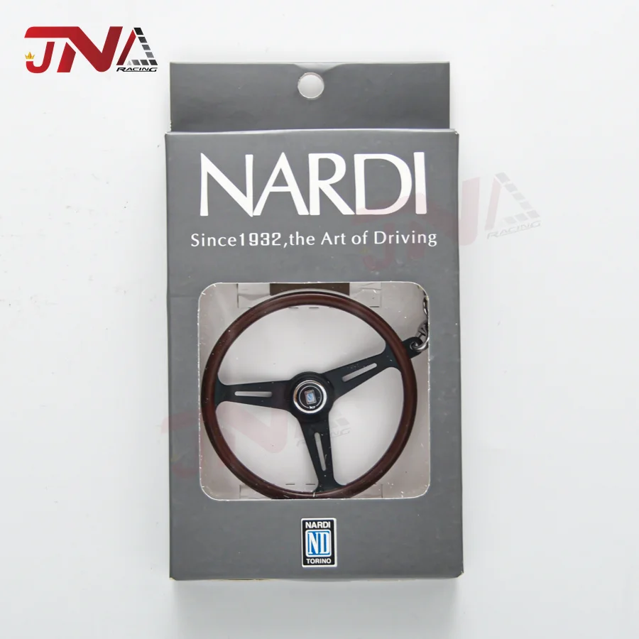 NARDI JDM Racing Car Steering Wheel ND Keychain Keyring Car Auto Accessories