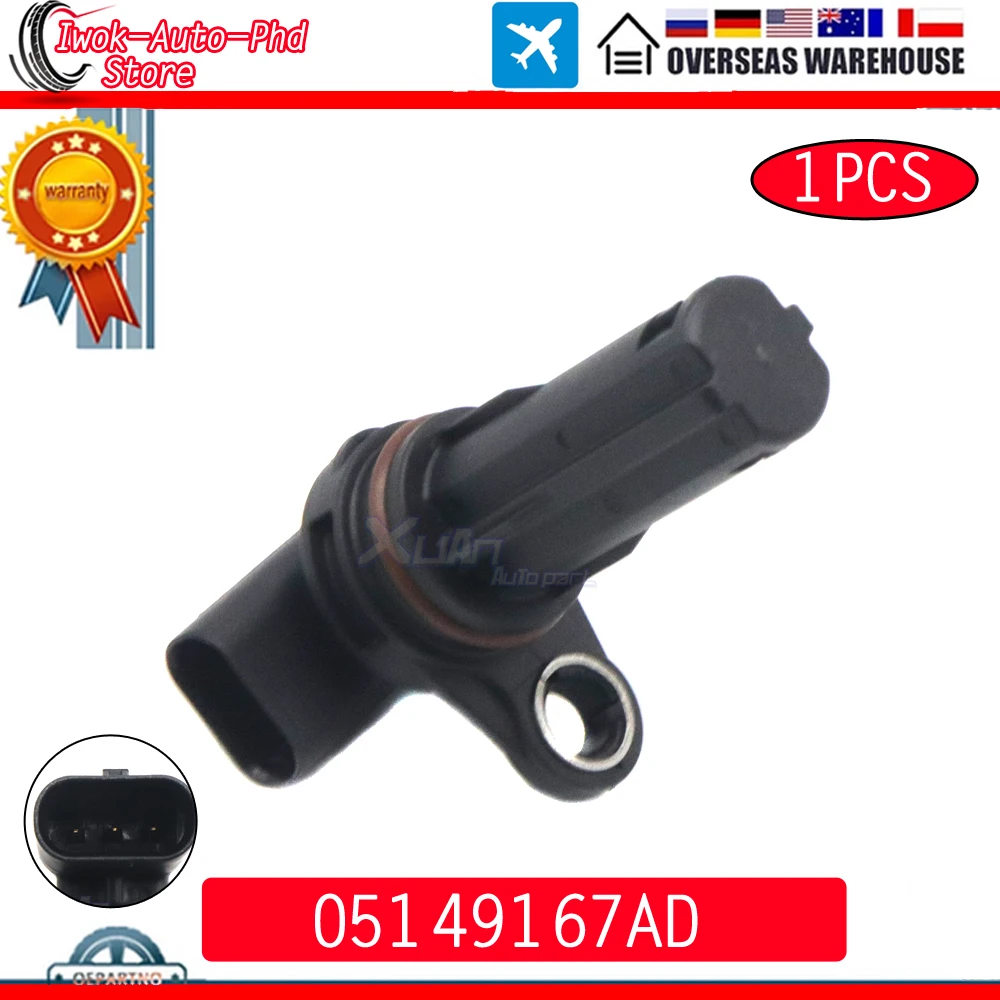 

New 05149167AF 05149167AD Car Camshaft Position Sensor For DODGE AVENGER CHALLENGER CHARGER DURANGO JEEP CHEROKEE GRAND FC893