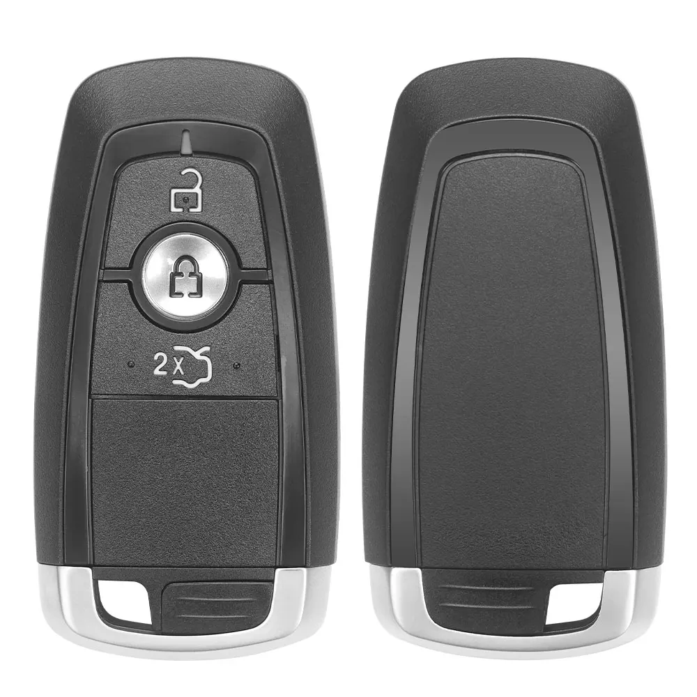 Okey Remote Car Key Shell Replacement Case For Ford Mondeo Edge Escape Ranger Fusion Mustang Raptor Explorer F150 Black Shell