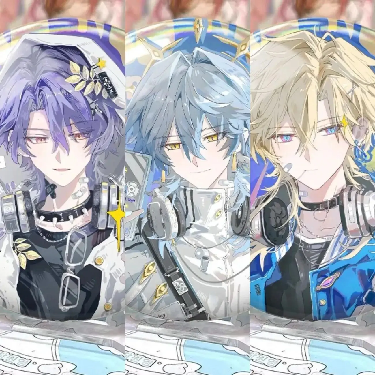 

Радужная брошь с лазерным стержнем «Sandgold, Sunday, Doctor Truth» и значок из проса, праздничный подарок для игры «Honka: Star Rail»