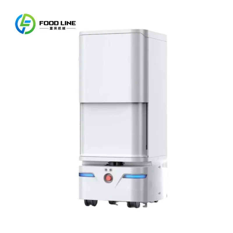 High Tech Hotel Delivery Robot Multi Function Intelligent Navigation Fast Delivery Hotel Lobby Room Service Robot Customized