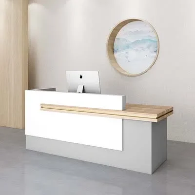 

Simple modern light luxury cashier counter bar counter shop small company reception desk beauty salon bar counter table