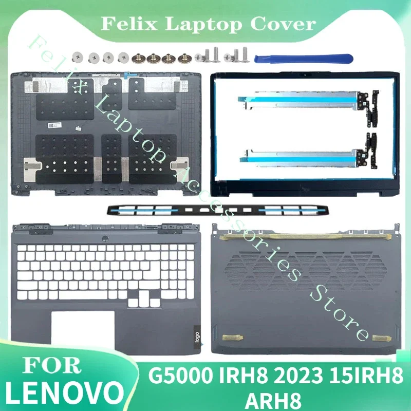 

For Lenovo G5000 IRH8 2023 15IRH8 ARH8 Laptop LCD Back Cover/Front Panel/Palm Rest/Bottom Cover/Hinge/Air outlet