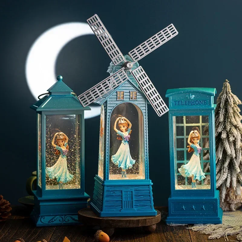 

Музыкальная шкатулка принцессы мечты, музыкальная шкатулка, вращающийся танец, хрустальный шар, плавающий снег, детские подарки на день рождения