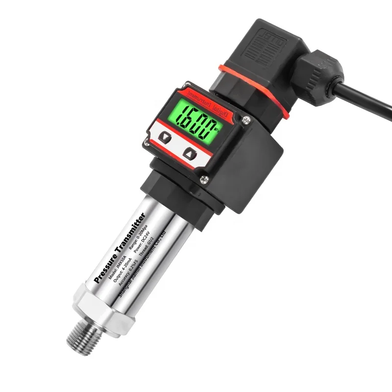

Manufacturer Industrial Pressure Sensor for Water Oil Gas LCD Digital Display Pressure Transmitter Price
