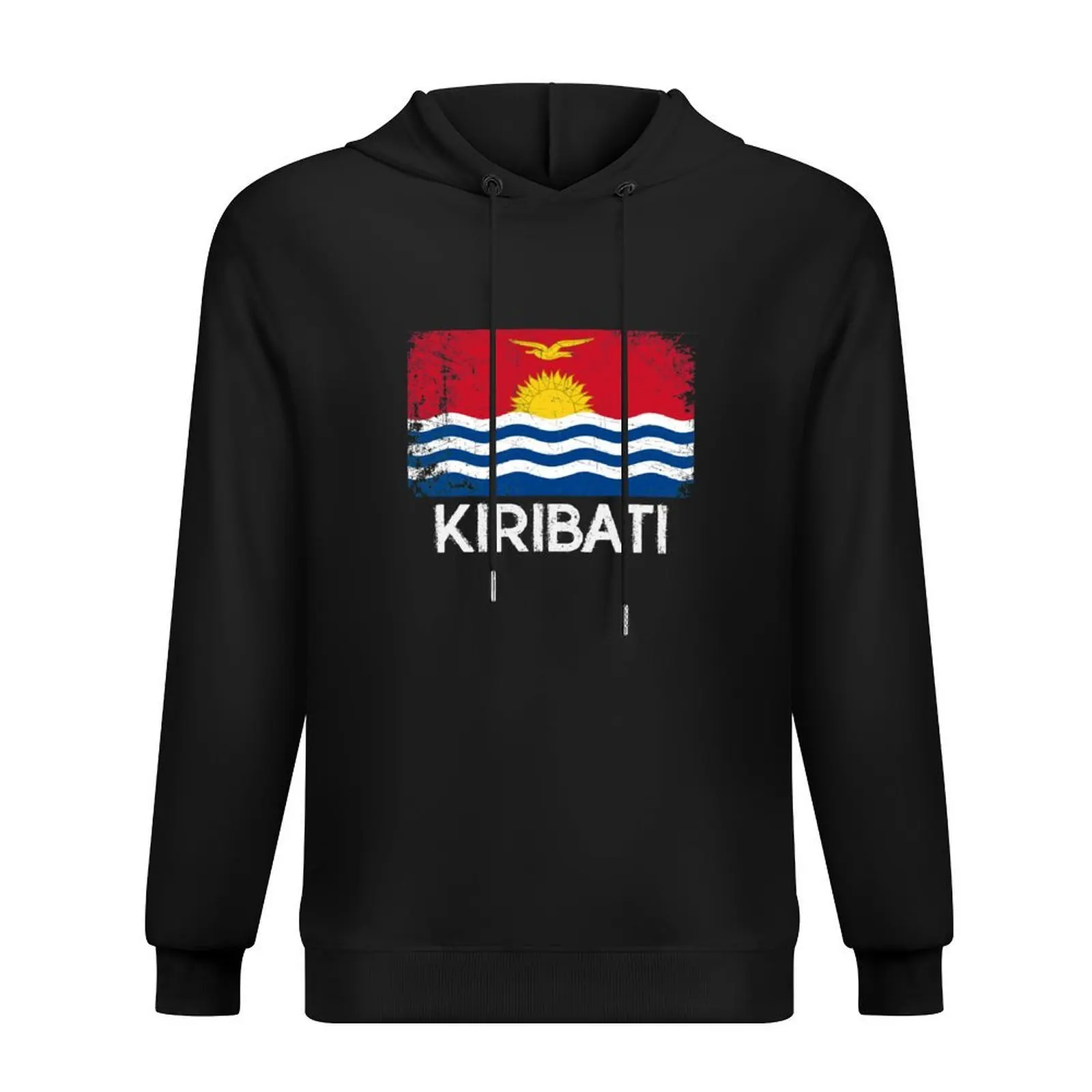 

I-Kiribati Flag Design Vintage Made In Kiribati Gift Hoodie men's sweat-shirt autumn jacket men autumn hoodie