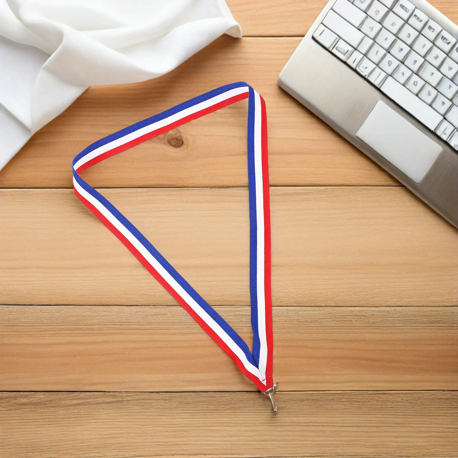 

50 шт. шнурков для наградных медалей: красные, синие, белые ленточные ремешки с защелкой для легкого крепления на церемониях и соревнованиях