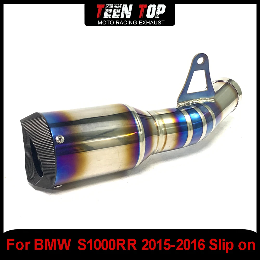 Motorcycle Exhaust Muffler Escape System Muffler For BMW S1000RR Exhaust Middle Link Pipe Adapter Connector Slip On 2015-2016