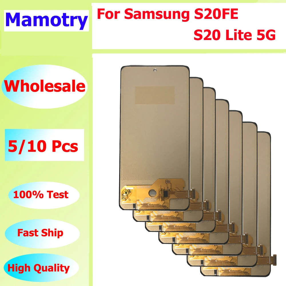 Wholesale 5/10 pieces / Lot For Samsung S20FE Screen Lcd Display with Touch Assembly S20 Lite 5G
