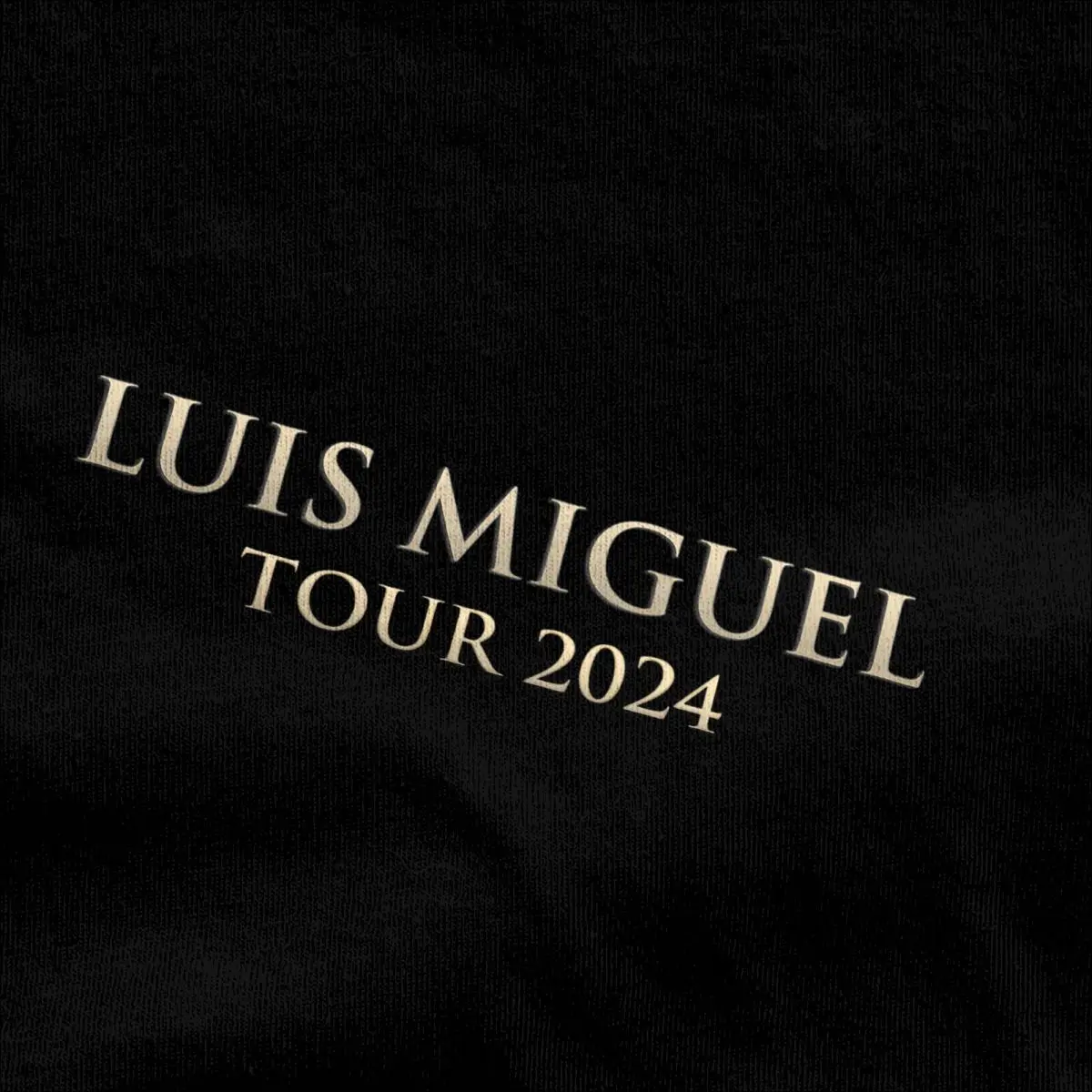 Singer Luis Miguel Tour 2024 Logo T Shirt Fashion T-Shirts Short-Sleeve Classic Tshirt Beach Cotton O Neck 4XL 5XL 6XL Top Tees