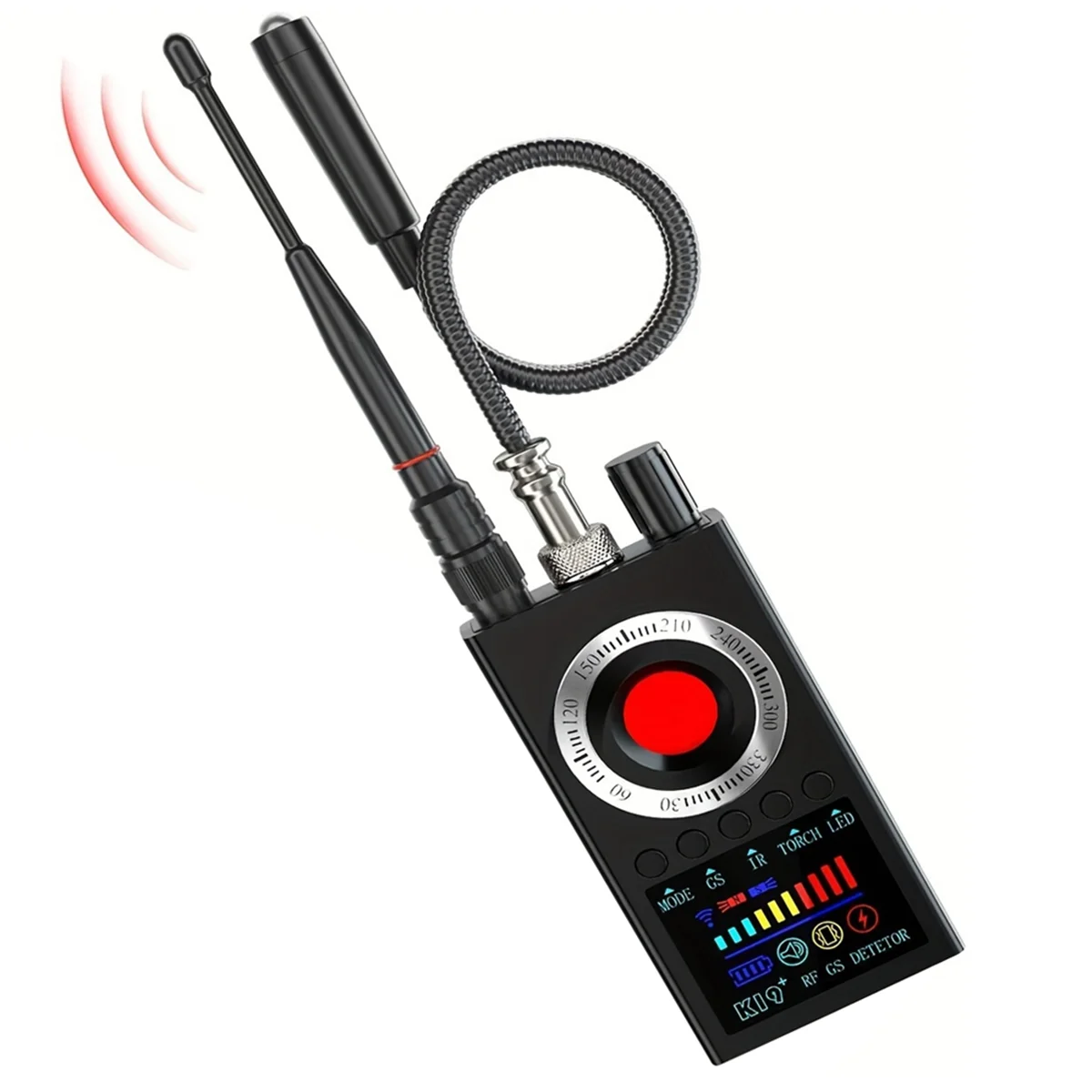 

Y60A K19+Hidden Anti Eavesdropping Camera Detector Wireless GSM Signal Wiretapping GPS Tracker Cam Detector Bug Finder