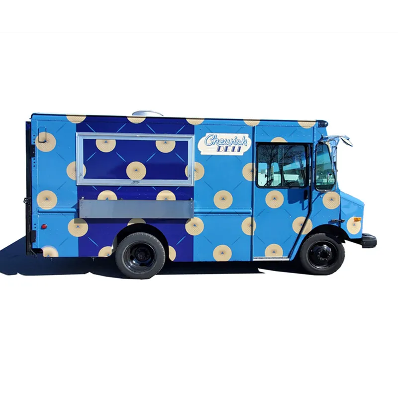 Camión expendedor de 5 metros de largo, furgoneta contenedor, cafetería, furgoneta de comida, carrito de helados, camión de café a la venta