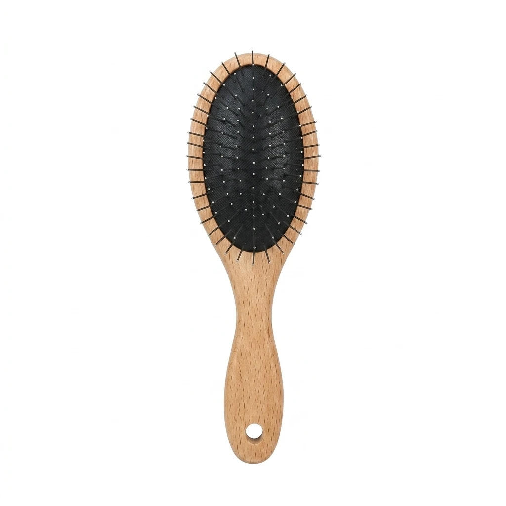 Wooden-Handle Pet Slicker Brush product image