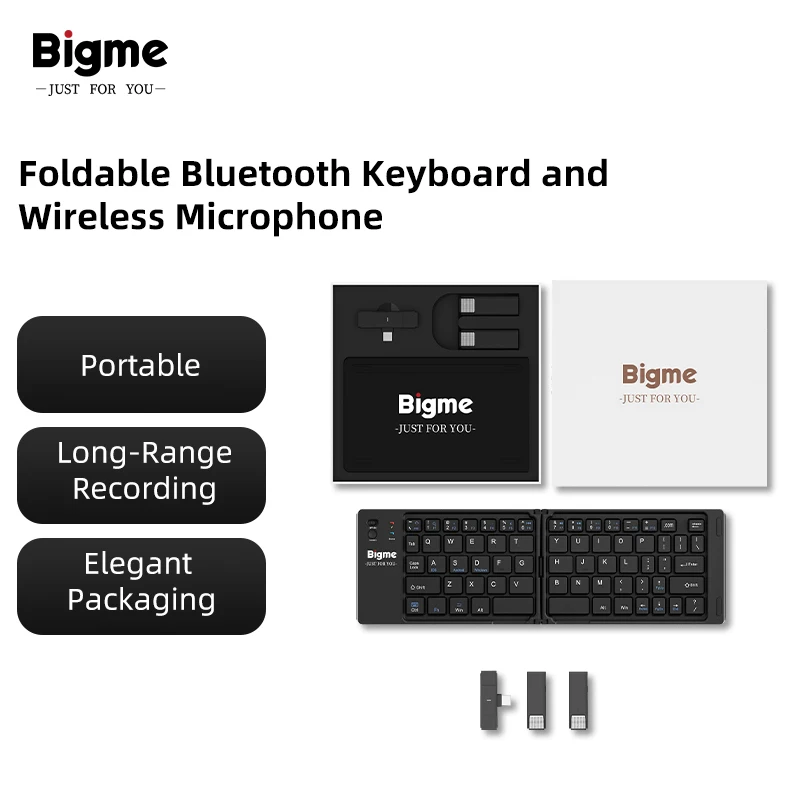 

Складная клавиатура Bigme Bluetooth и беспроводной микрофон