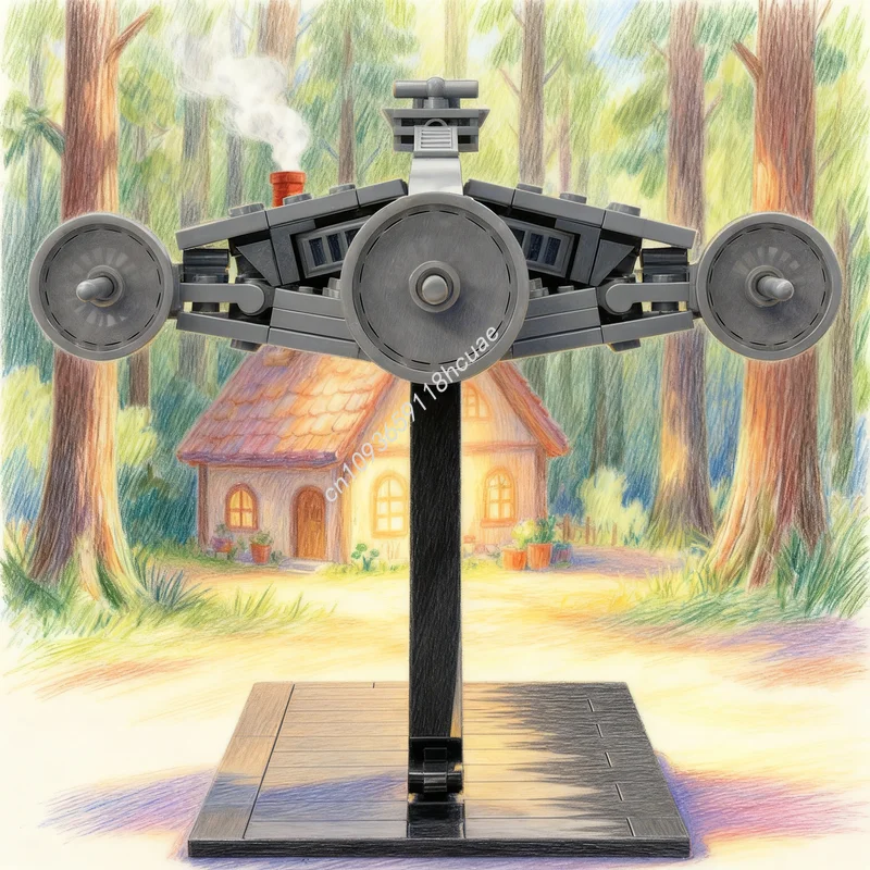 

302 шт. MOC Star Battle Cantwell Class Arrestor Cruiser Модель Строительные блоки Рождественские подарки Строительные игрушки Образование Дети