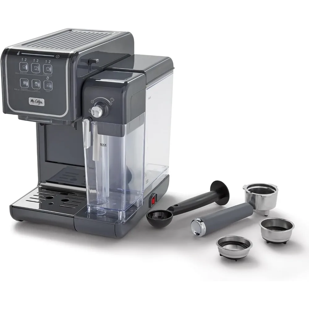 Espresso, Cappuccino, and Latte Maker Home Coffee Machine with 19-Bar Italian Pump, and Milk Frother Ideal for Latte, Espresso