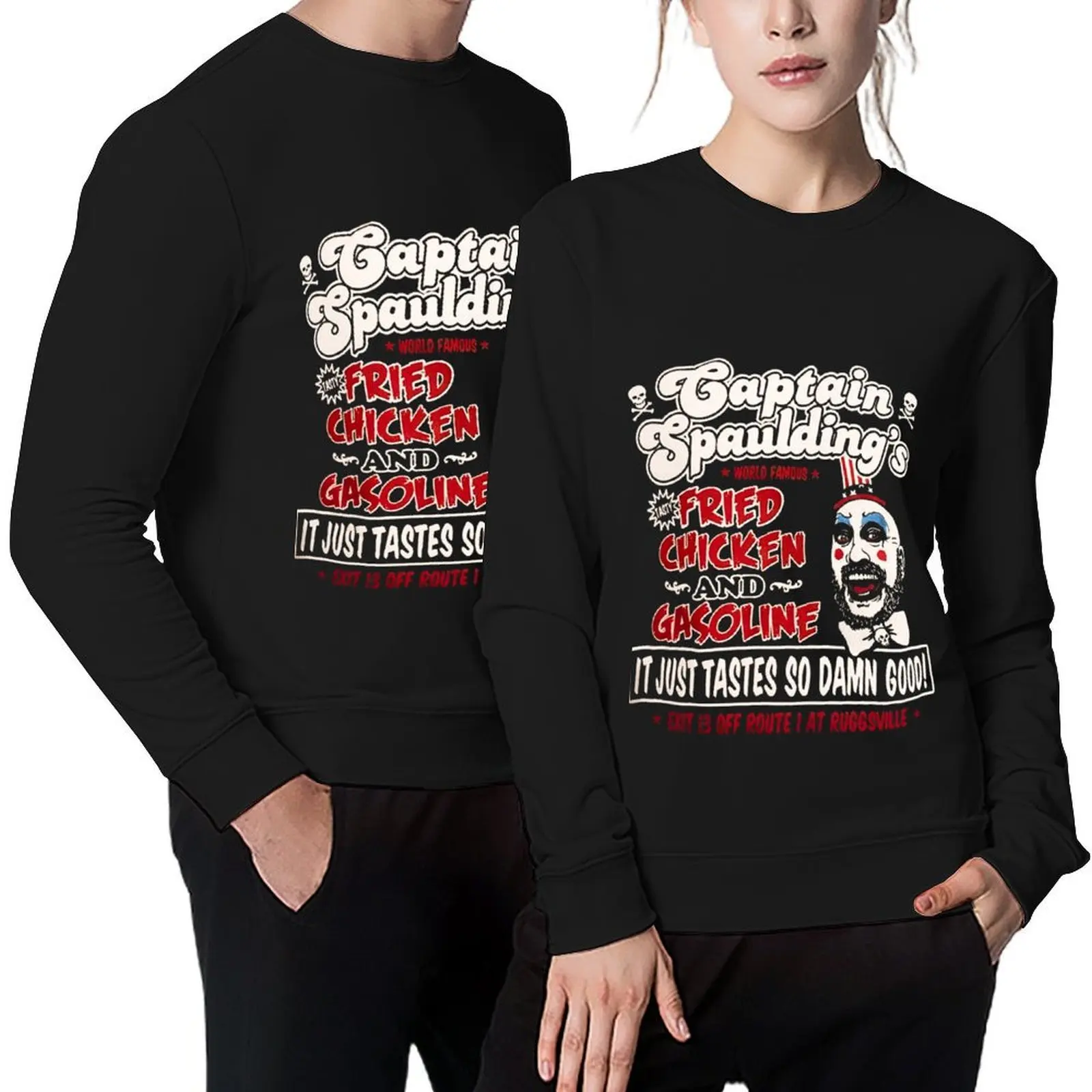 

Captain Spaulding Fried Pullover men's winter sweater graphic t shirts men men clothes autumn clothes new sweatshirt