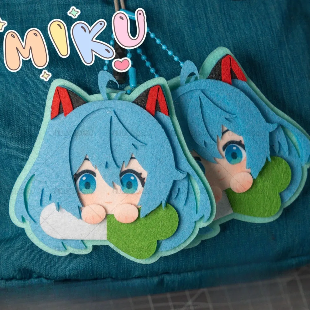 

New Non Woven Pendant Project Diva Anime Peripheral Originality Delicate Bookmark Handwork Pendant