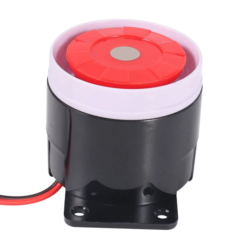 Top Deals 4X Wired Mini Siren For Home Security Alarm System Horn Siren 120DB 12V