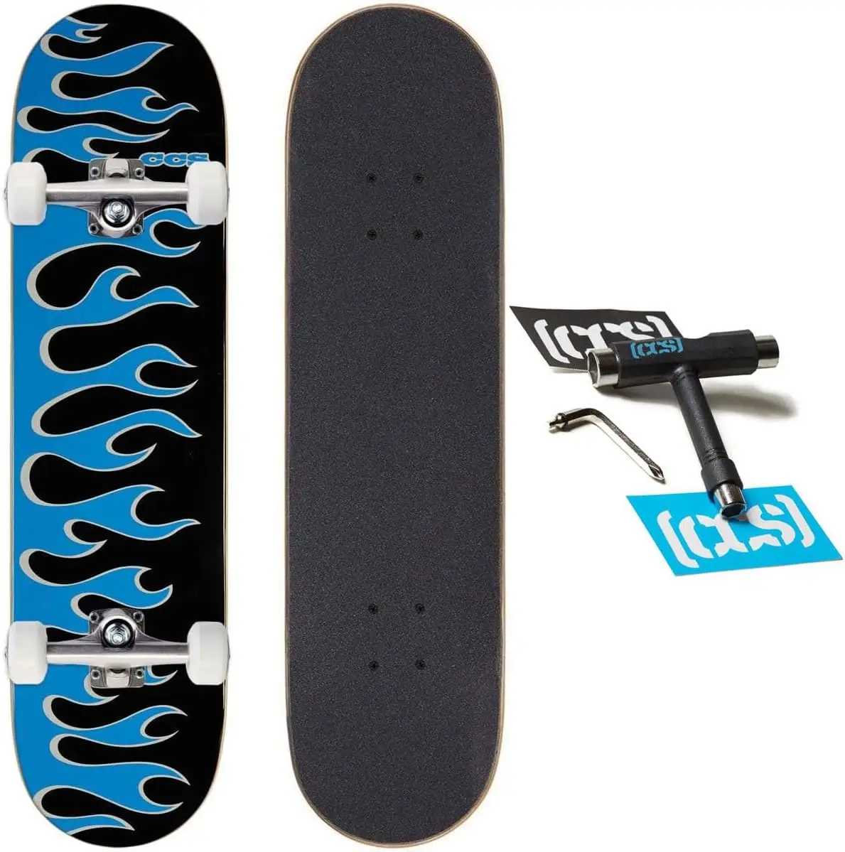 [CCS] Skateboard Complete  Maple Wood  Professional Grade  Fully Assembled with Skate Tool & Stickers  Adults, Kids, Teens,