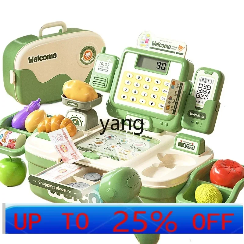 CX supermarket cash register children's toys play house girl kitchen simulation shopping cart