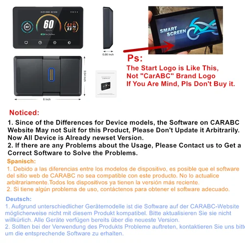 Imagen 2 del producto CARABC 6 ""MB6 navegación inalámbrica para motocicleta Carplay Android Auto para BMW F750GS XR M1000 R1200GS R1250GS R1300GS S1000XR