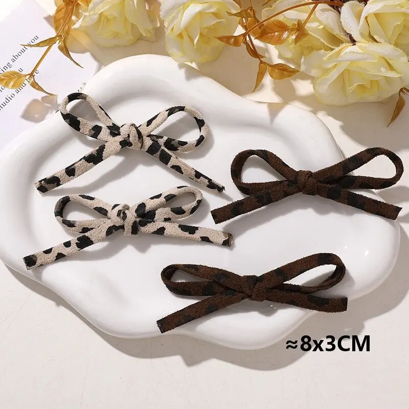 Vintage Suede Fabric Bowtie Button Embellishment 6pcs Wholesale Cloth Bowknot Wedding Jewelry Decoration Accessory