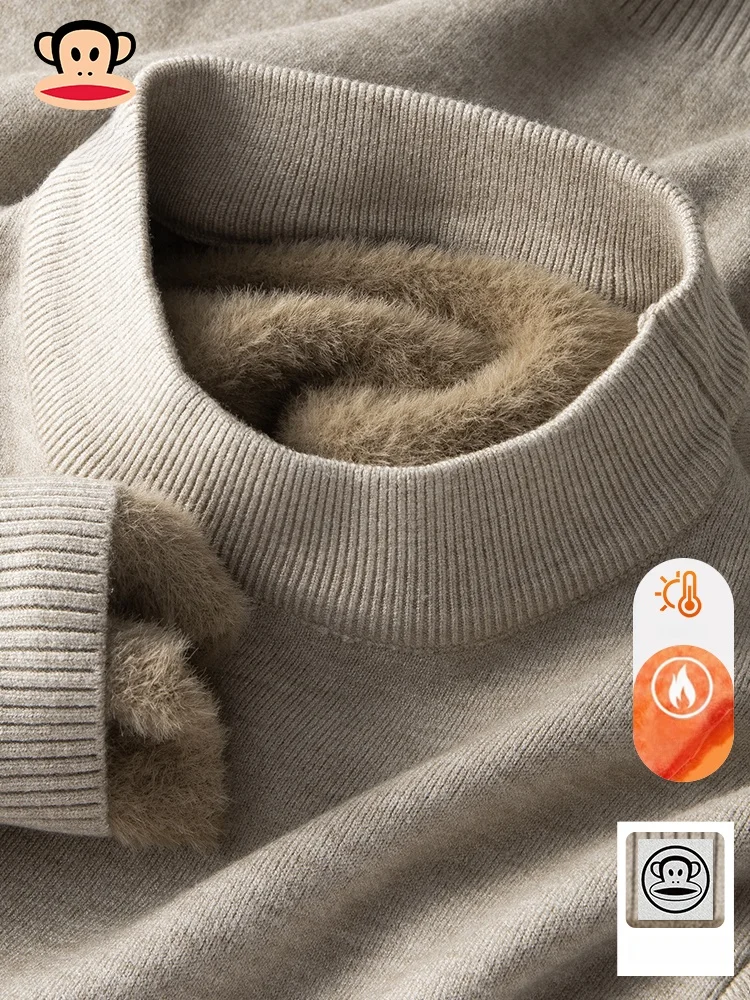 

PaulFrank M Knitted Sweater 2025 New Autumn High-End Anti-Cold Warm Casual Knitwear Big Mouth Monkey Design Comfortable Fit
