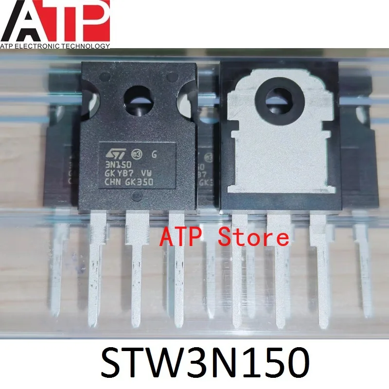 10pcs/lot 100% New Original STW3N150 3N150 TO-247-3 MOSFET N-CH 1500V 2.5A TO247-3