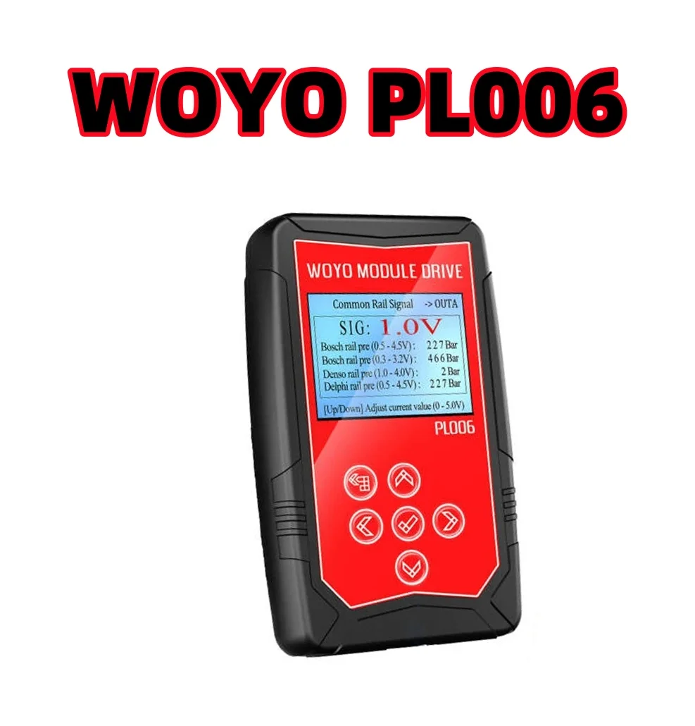 WOYO PL006 Auto Ignition Coil Test 12V Injector Solenoid Valve Stepper Motor  Fault Detect Drive Simulator Detector High Quality