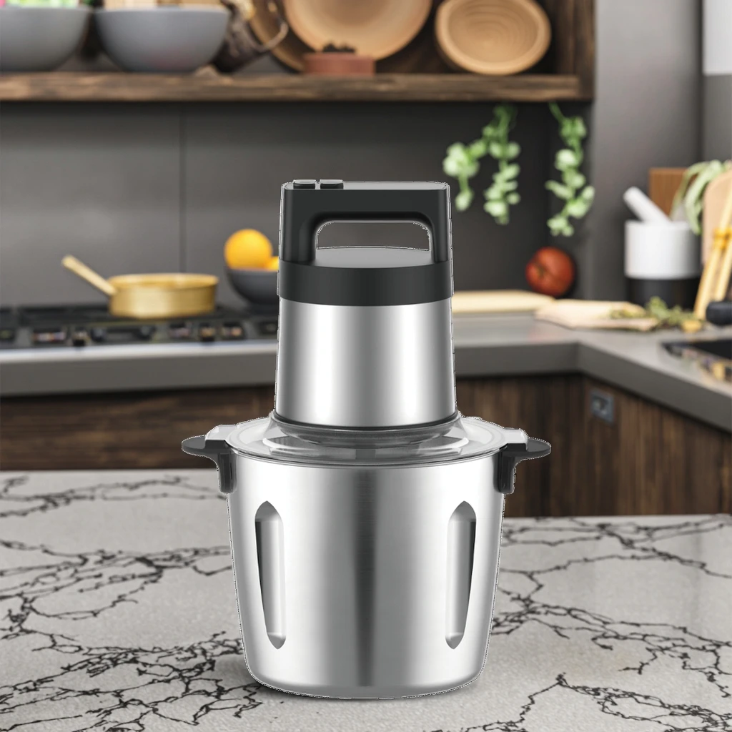 

New modelBest-selling Kitchen Food Meat Grinder Chopper - Premium Stainless Steel 6L Electric Meat Grinder
