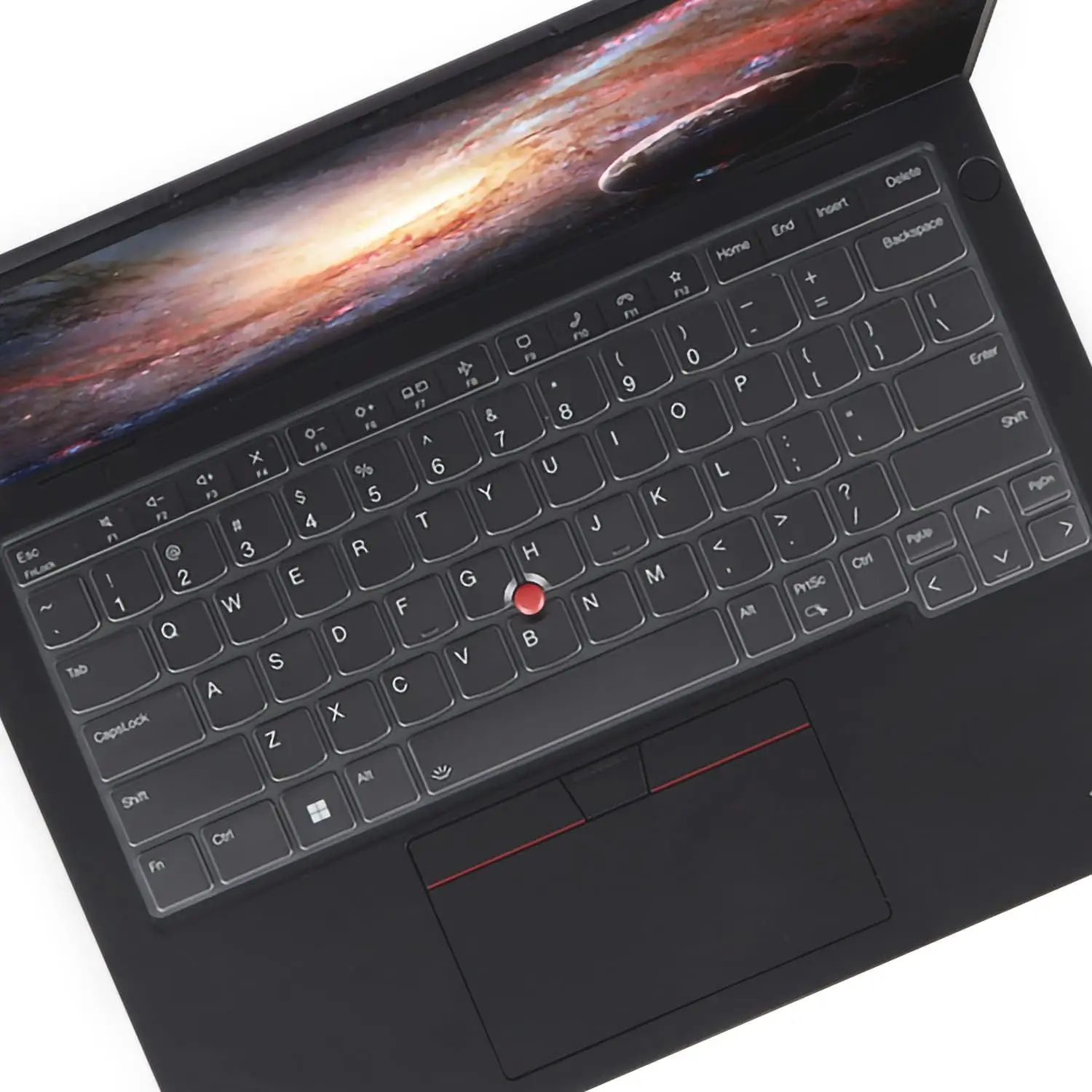 Cubierta de Teclado de TPU para LENOVO ThinkPad P14s 2022 / Thinkpad X1 Yoga 2022 / ThinkPad E14 2023 ThinkPad T14P T14 2024/2023