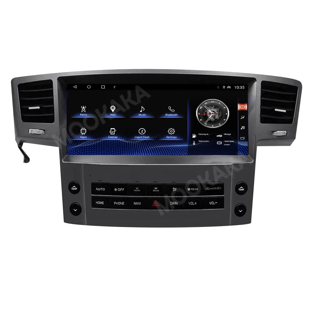 

12,3-дюймовый экран, 8/256 ГБ, Android 14, автомобильная мультимедийная система с DVD-плеером для Lexus LX570 2008-2015, радио, GPS-навигация, головное устройство