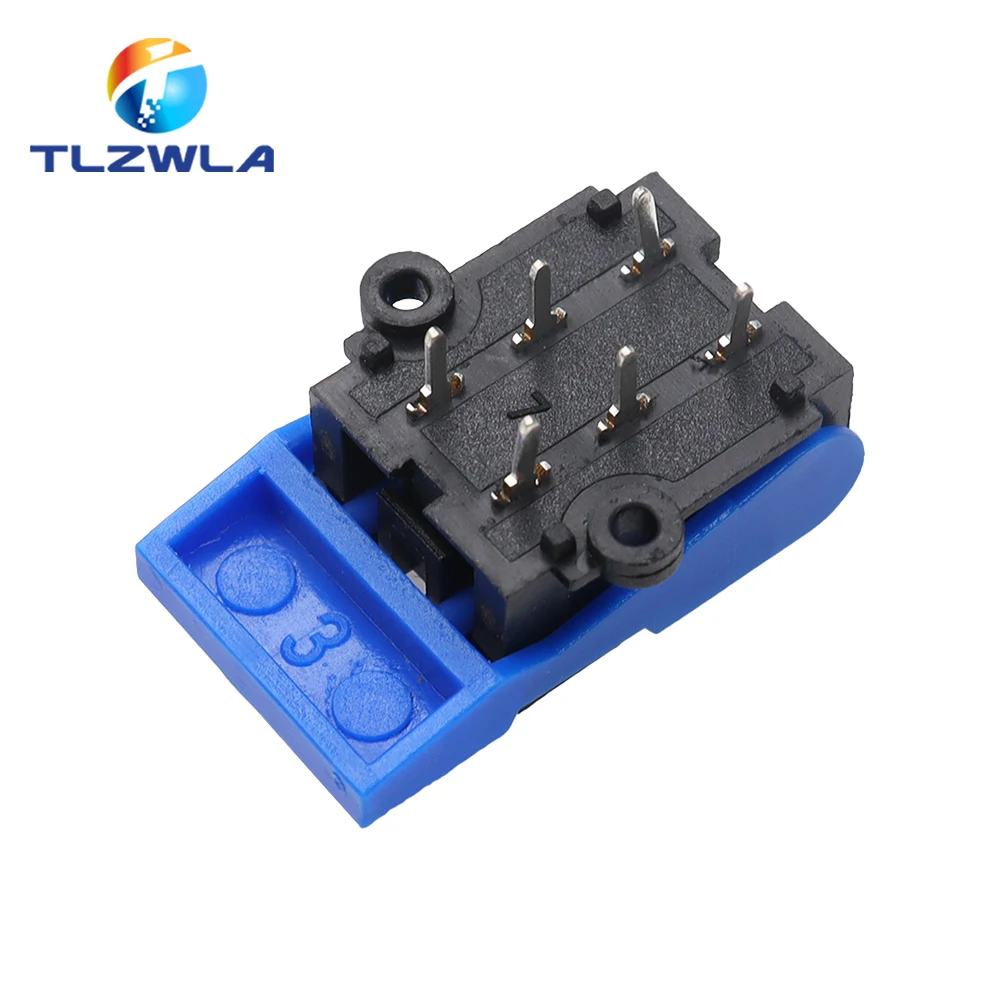 10PCS Telephone Hook Switch 6Pin Intercom Doorbell Switch, Retainer Reed Switch Blade, Repair Parts for Telephone