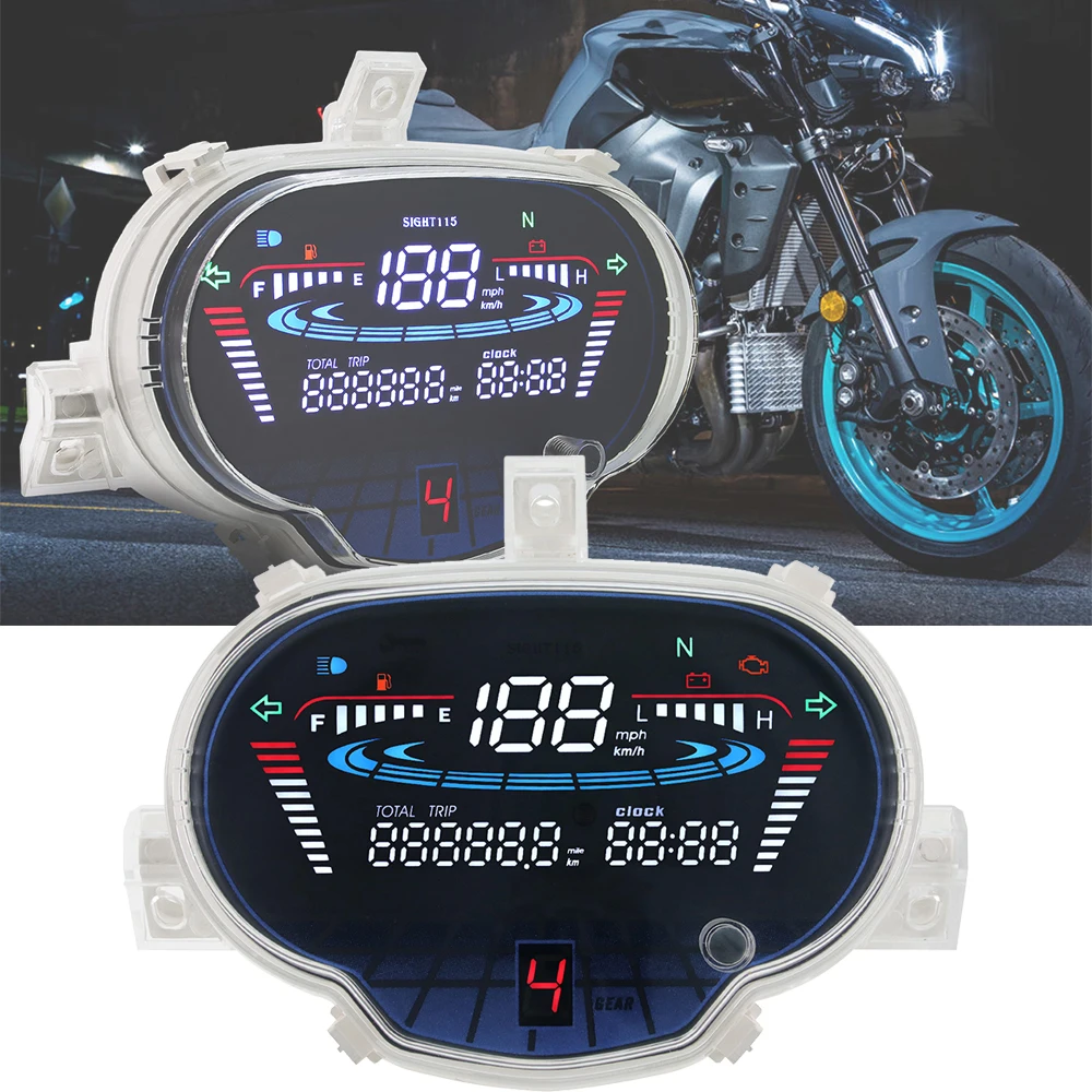 For Yamaha Sight 115/Crypton Fi 114 Sirius fi VEGA RR/ VEGA FORCE Digita Meter Odometer 1FDH35101000 Motorcycle Speedometer