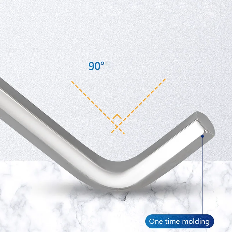 Zware Vernikkelen Inbussleutel 22/19/17/16/14/12mm Hex Allen Groot Model Hoog Koppel Professionele Inbussleutel Bit