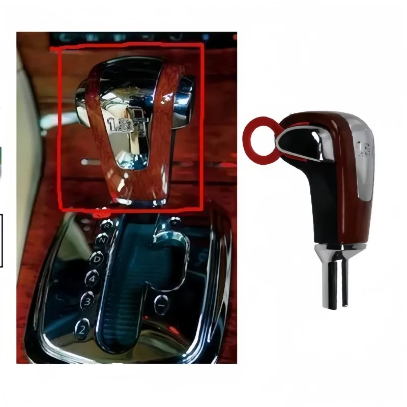 

3BD713139 For VW Passat B5 1.8T V6 Santana 1999-2004 Car Cherry Wood Chrome plated automatic shift lever
