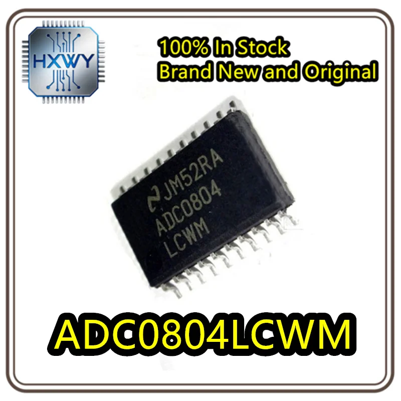 (1/5 piece) ADC0804LCWM ADC0804 SOP20 Digital-to-Analog Converter Chip Brand New Original In Stock