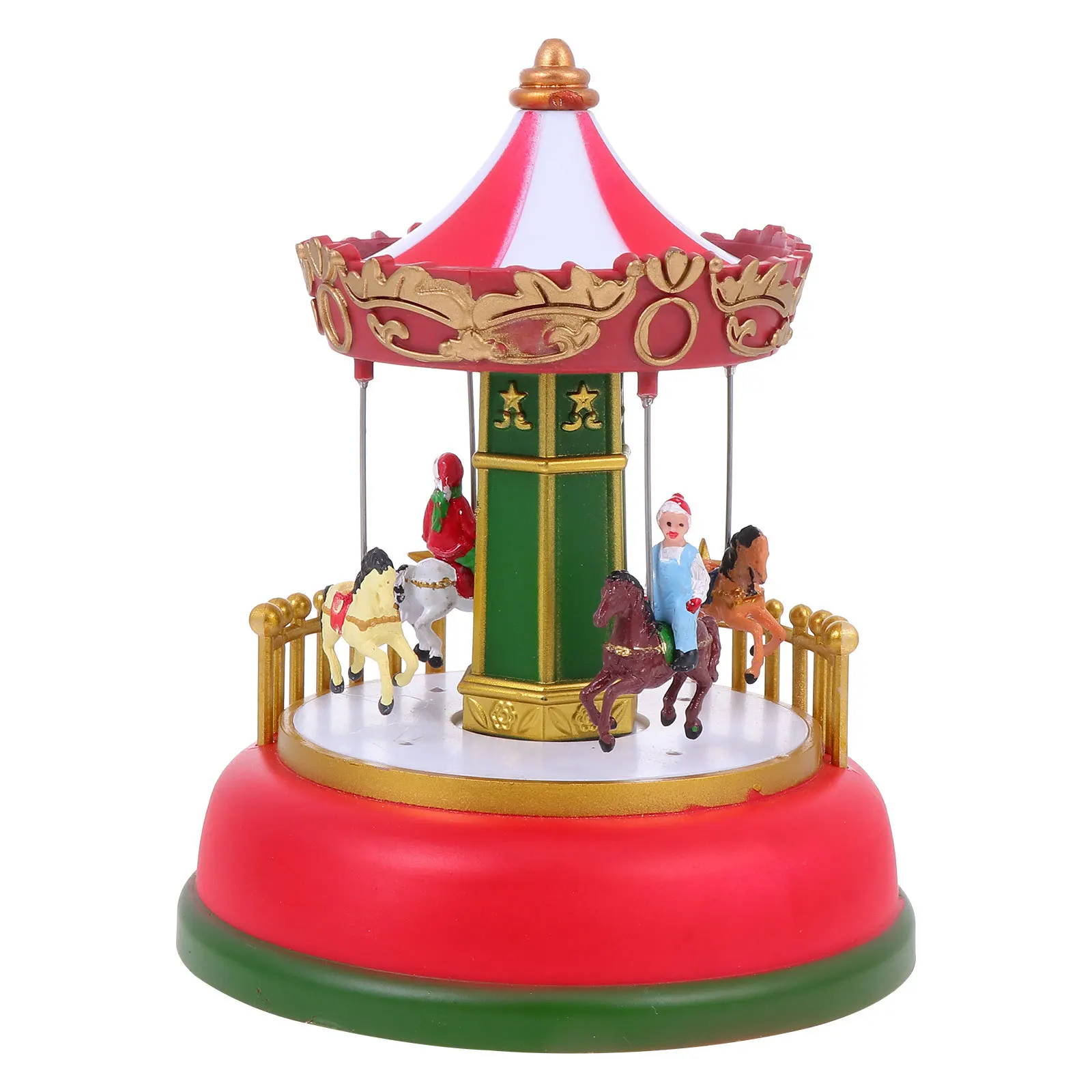 

1Pcs Merry-Go-Round Music Box Luminous Desktop Decor Creative Melody Player for Living Room Cafe Wedding Party Decoration