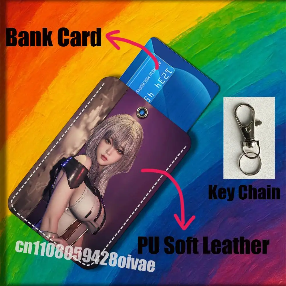 حامل بطاقات ألعاب إيف ستيلار بليد متعدد الاستخدامات للبطاقات الائتمانية والبنكية وحقيبة اليد وبطاقة الحافلة وحامل البطاقات الغذائية وغطاء الجيب وحلية وسلسلة مفاتيح