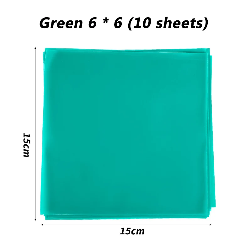 20Pcs Dental Rubber Dam Sheet 6x6 Oral Suture Barrier Cloth Isolation Membrane Prevention Infection