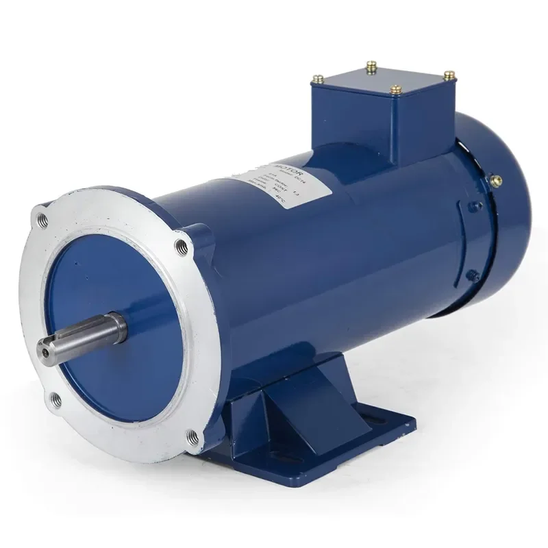 24V DC Permanent Magnet Motor 3/4HP 1750RPM NEMA 56C Frame TEFC Enclosure High Torque Industrial Electric Motor for Machinery