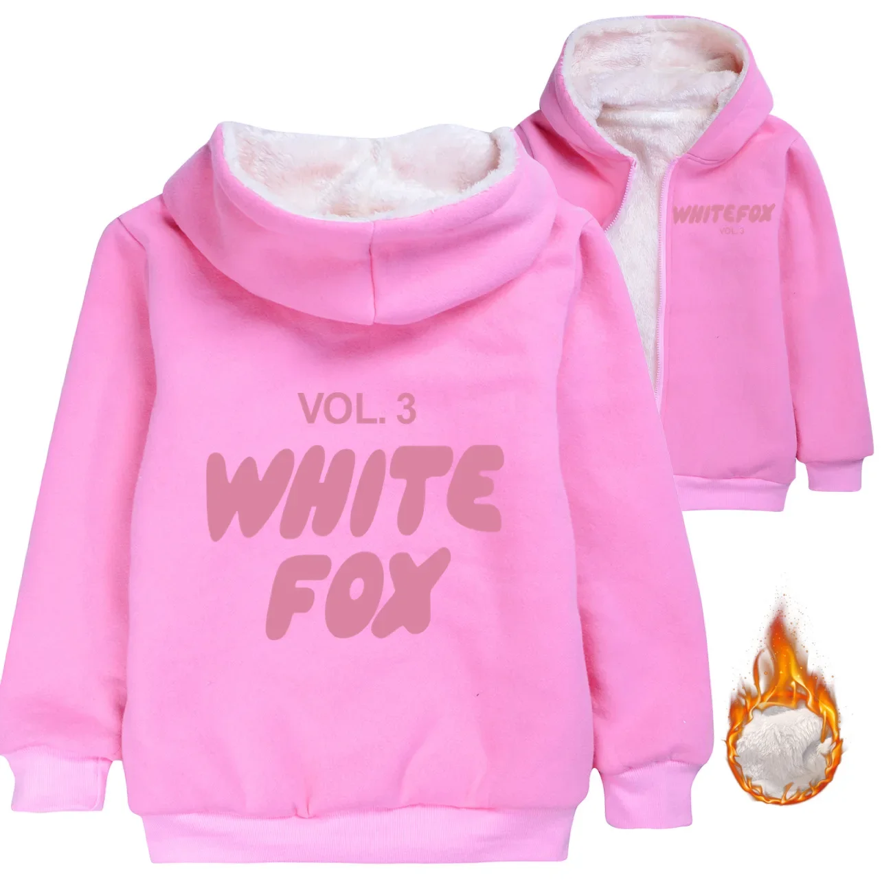 New Children Clothes Winter Kids Warm Thick Velvet Hoody Jacket Teenager Boy Tops vol.3 Baby Girls Zipper Jackets Coat 2-15Y