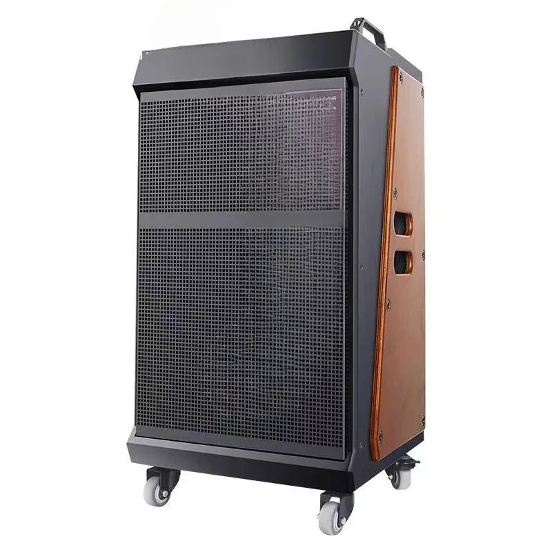 Square dance audio outdoor high power three-way frequency professional wireless microphone bluetooth singing subwoofer