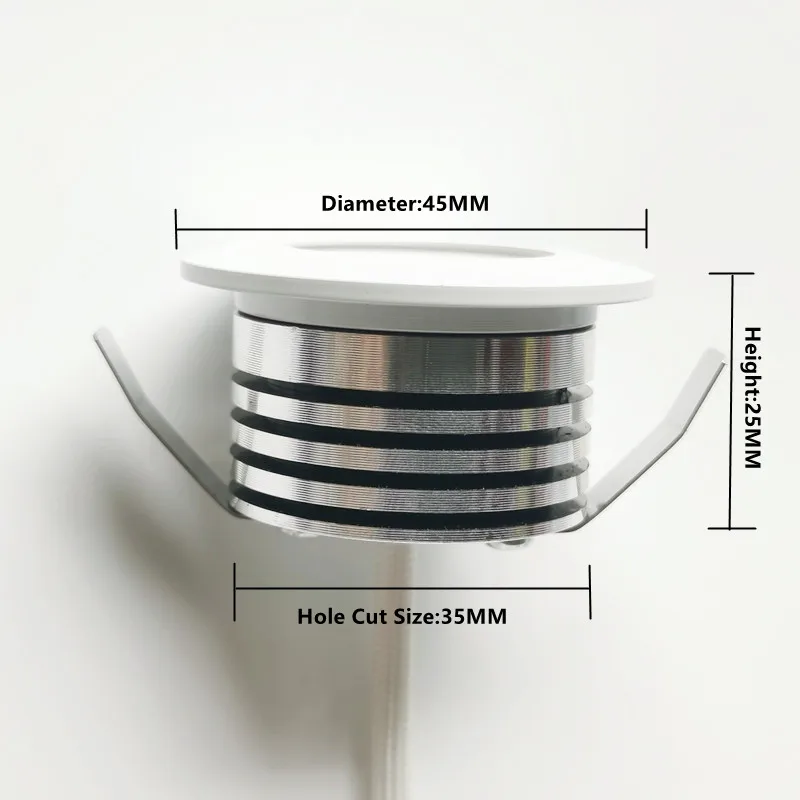 Lampu LED Dapat Diredupkan 5W COB Led Lampu Langit-langit Lampu Sorot LED Kamar Tidur Dapur Lampu Sorot Tersembunyi