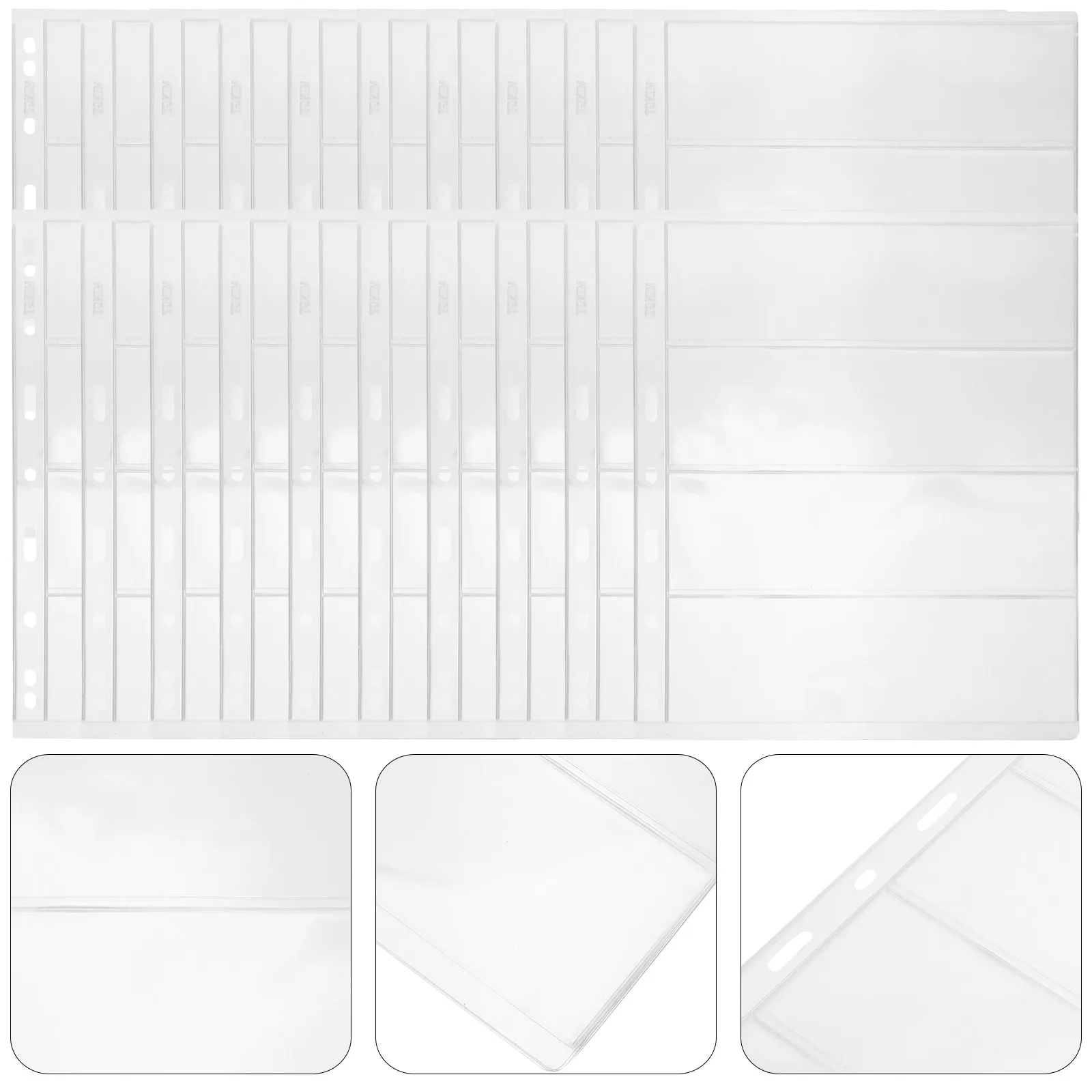 

20 прозрачных защитных страниц для альбома для марок, органайзер для коллекции марок, страницы для папок-скоросшивателей, идея подарка для коллекционеров