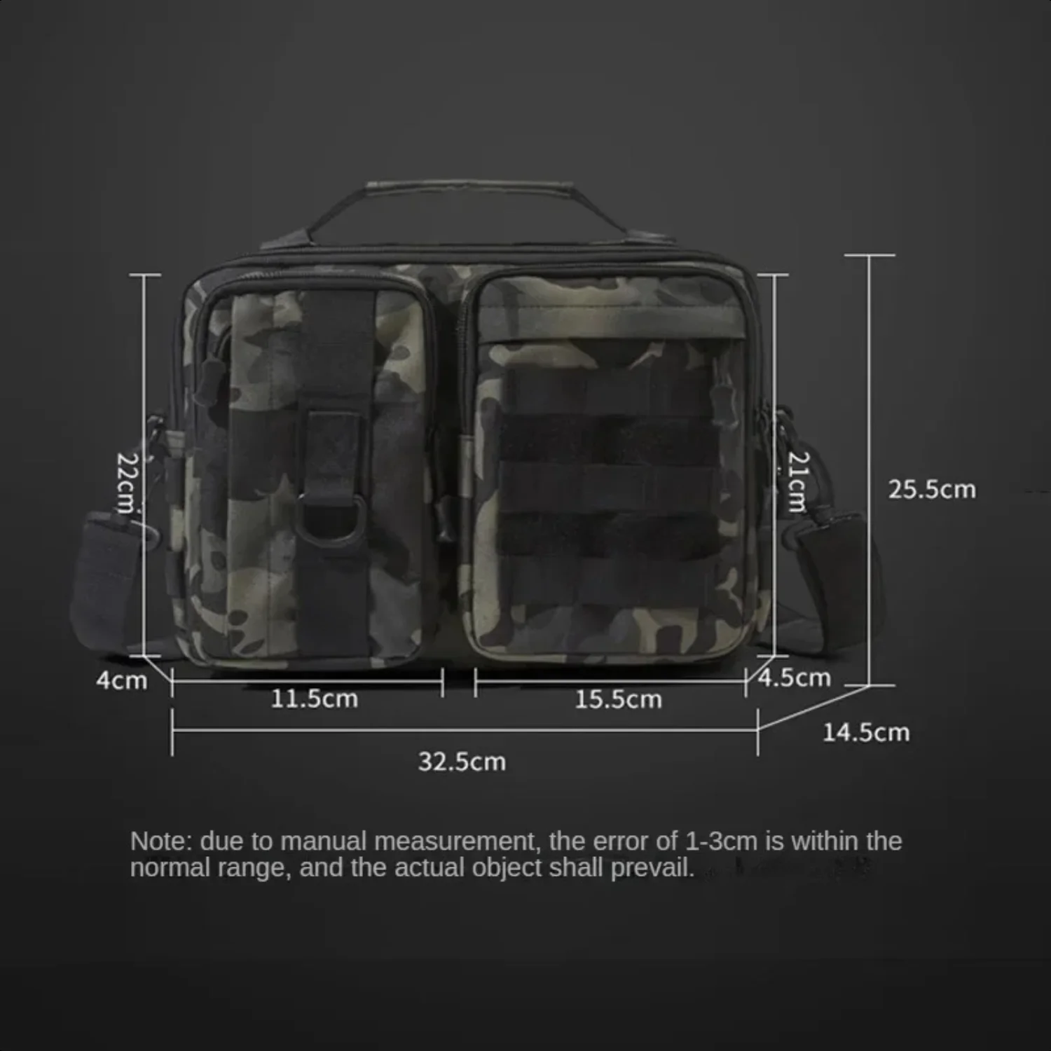 Molle  600D Hiking Travel Climbing Fishing Sling Crossbody Trekking Tactical  Shoulder  Camping Outdoor Weekend