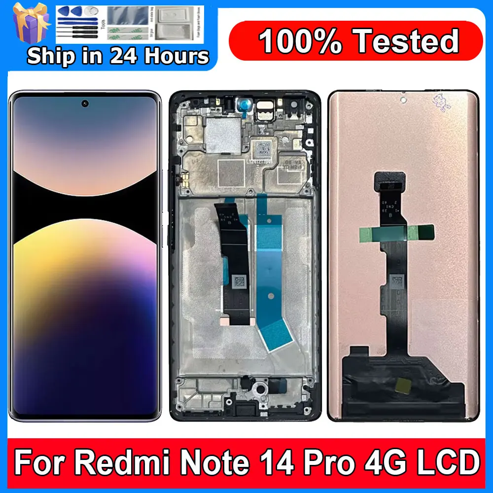 شاشة لمس LCD بحجم 6.67 بوصة من نوع AMOLED لجهاز Xiaomi Redmi Note 14 Pro 4G – تقييم شامل ودليل استبدال عملي